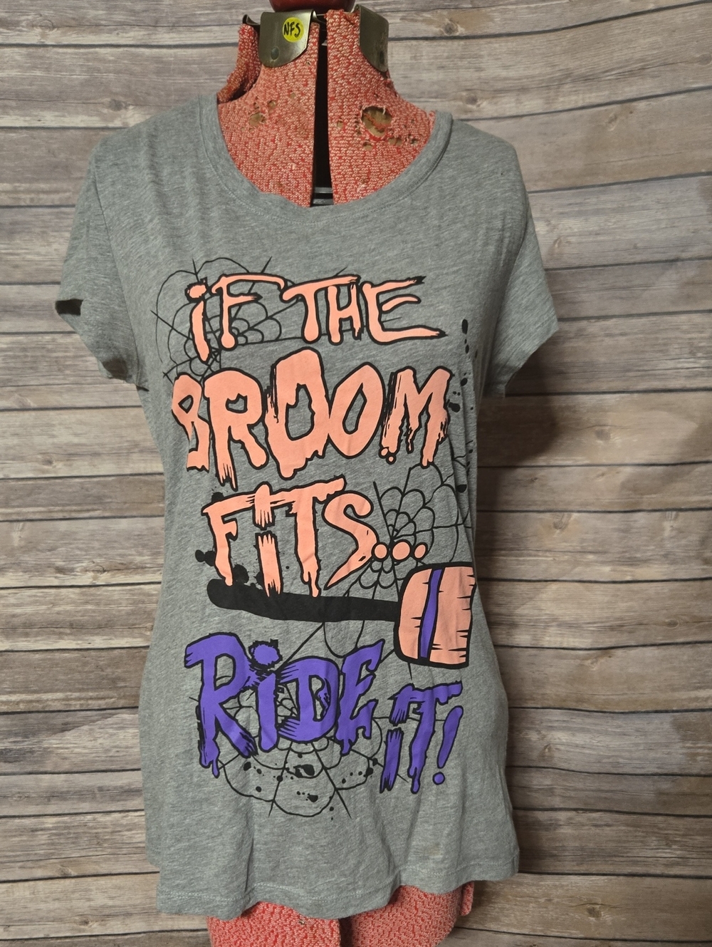 Wound Up Light Gray Youth Tee with Printed Neck Label